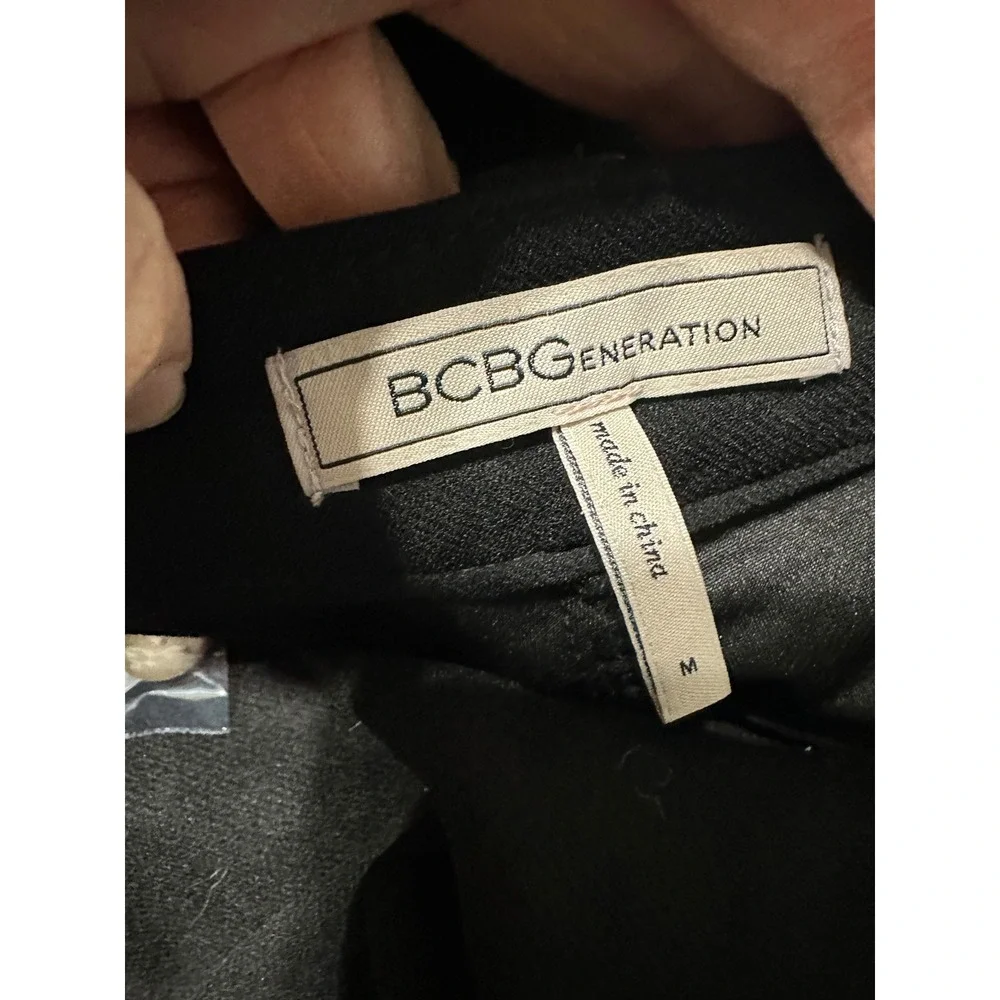 BCBGeneration Black‎ Ankle Length Trousers Pants Women's Size M